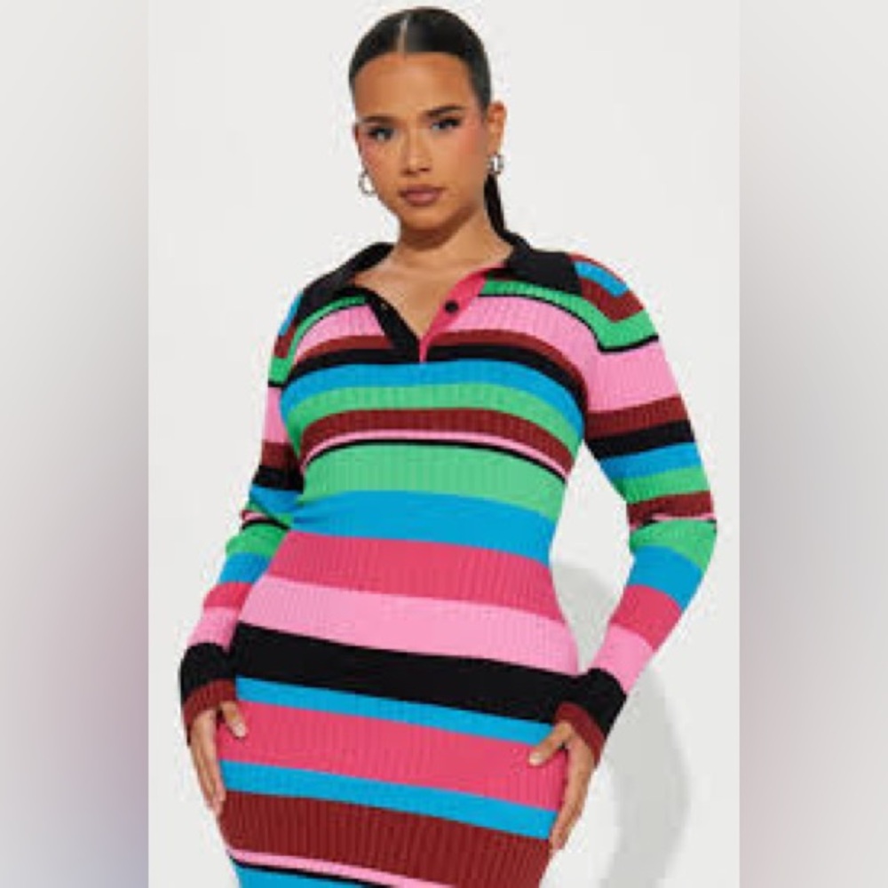 Fashion nova Midi Sweater Dress